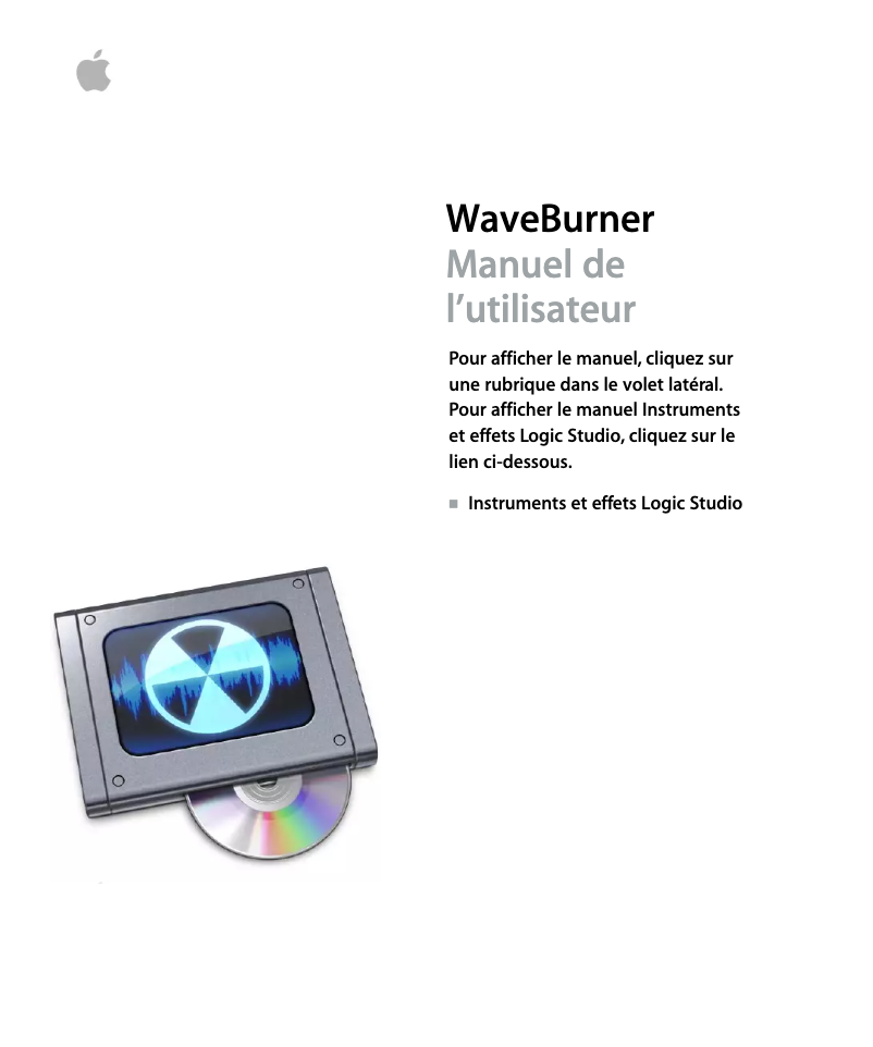 Imagen de la primera página del manual del dispositivo WaveBurner