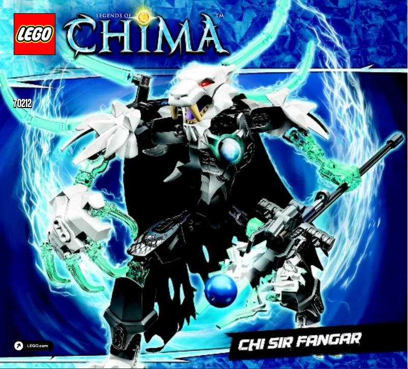 Página 1 del manual Manual de usuario Lego Chima 70212