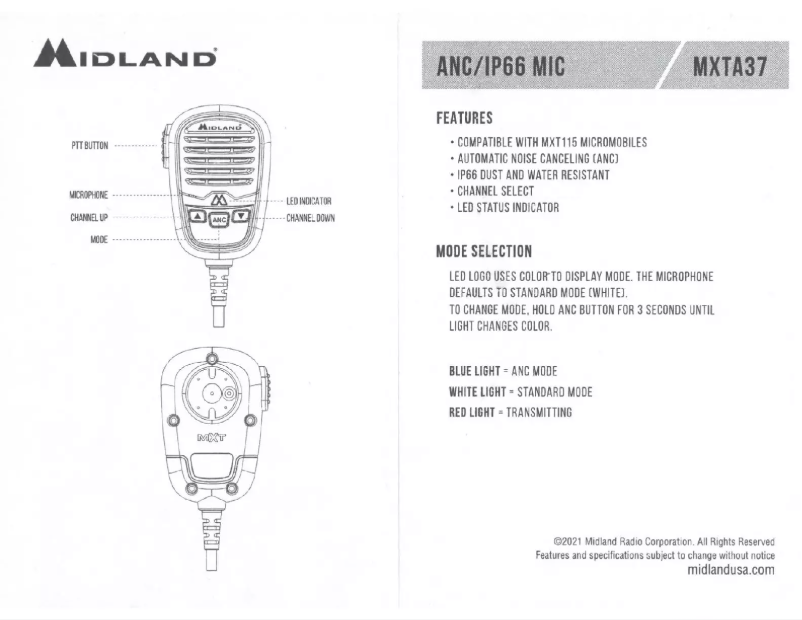 Imagen de la primera página del manual del dispositivo MXTA37