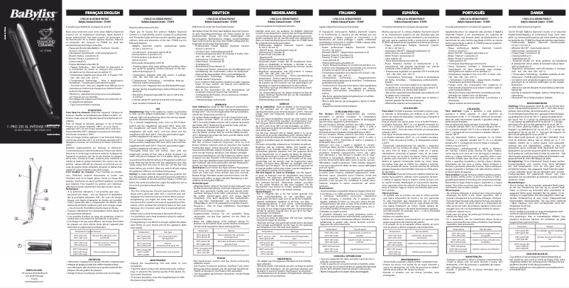 Imagen de la primera página del manual del dispositivo Diamond iPro ST389E