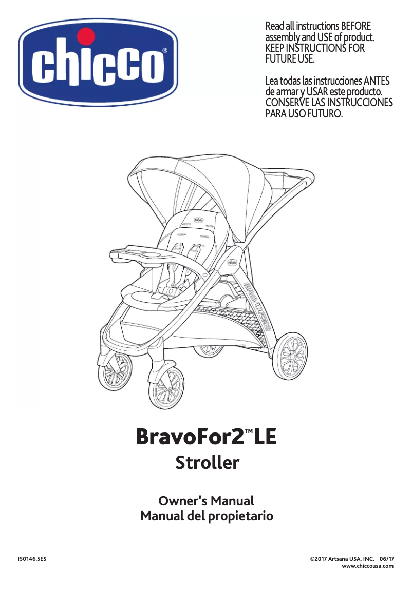 Imagen de la primera página del manual del dispositivo BravoFor2 LE