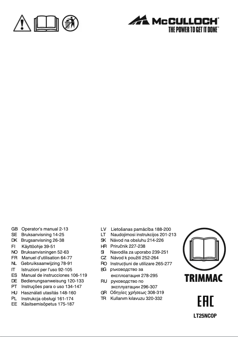 Imagen de la primera página del manual del dispositivo GB 320