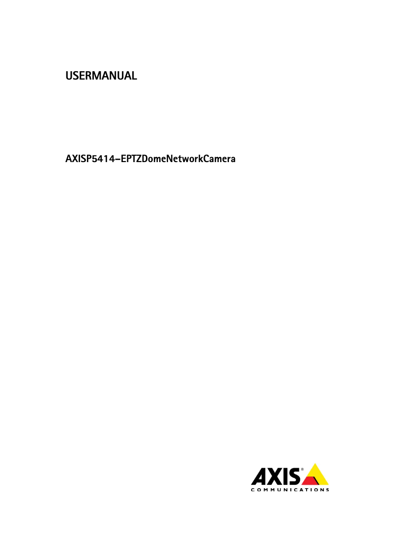 Imagen de la primera página del manual del dispositivo P5414-E