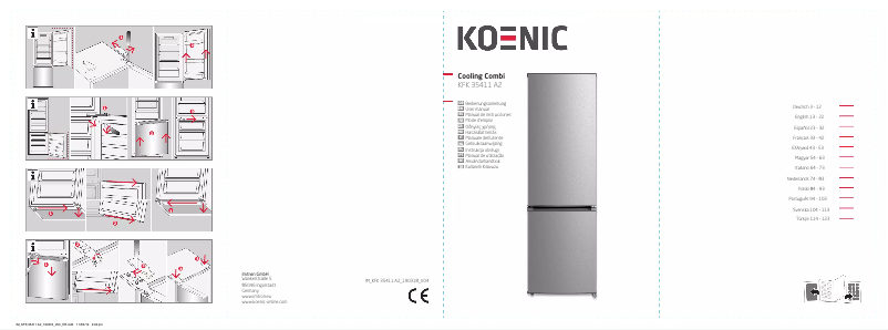 Página 1 del manual Manual de usuario Koenic KFK 35411 A2