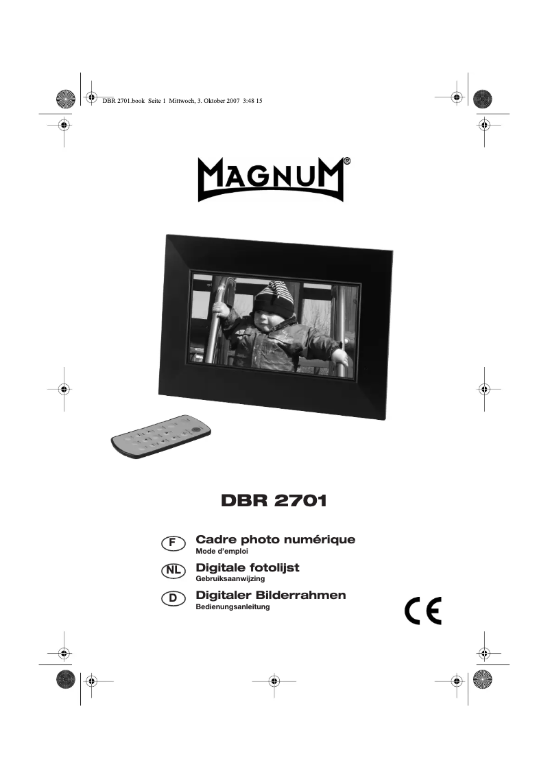 Página nº 1 - Manual de usuario Magnum DBR 2701