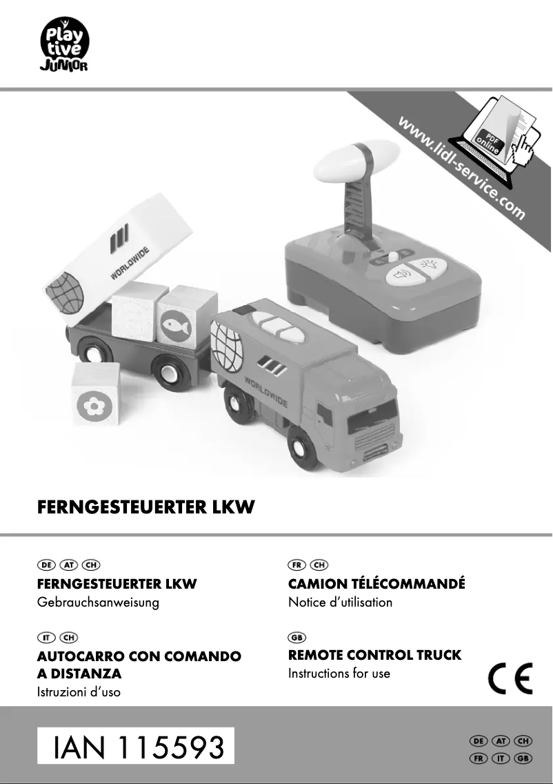 Imagen de la primera página del manual del dispositivo IAN 115593