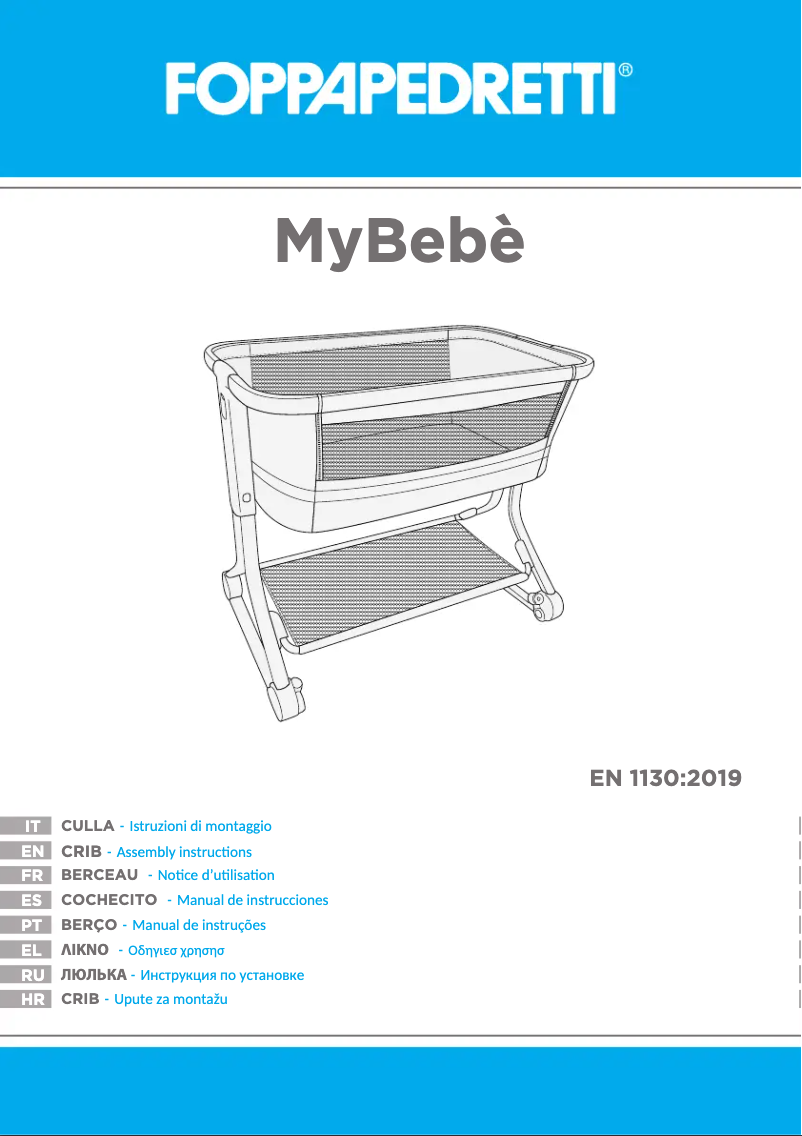 Imagen de la primera página del manual del dispositivo MyBebè