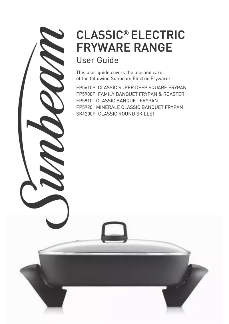 Imagen de la primera página del manual del dispositivo Classic FP5900P