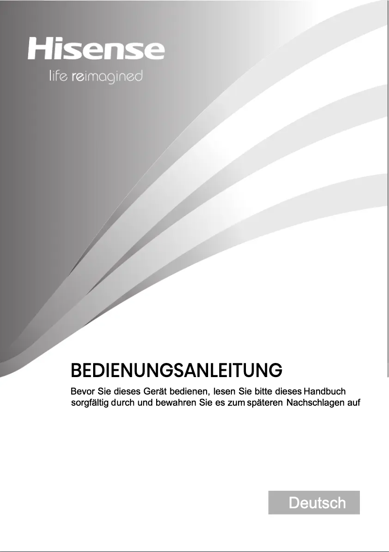 Página 1 del manual Manual de usuario Hisense RW12D4NWG0