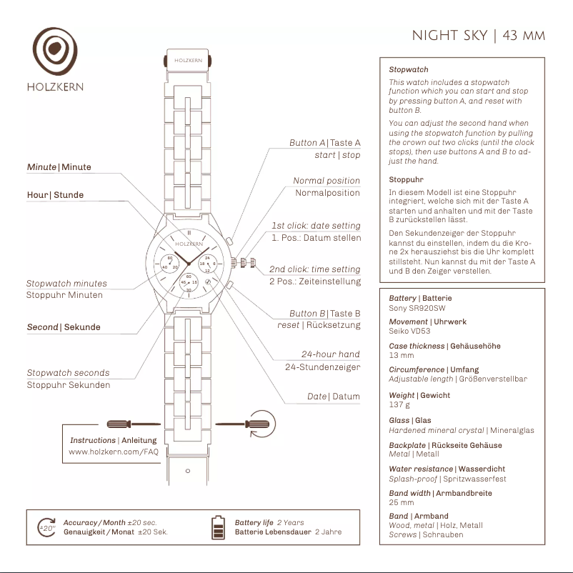 Imagen de la primera página del manual del dispositivo Starlight