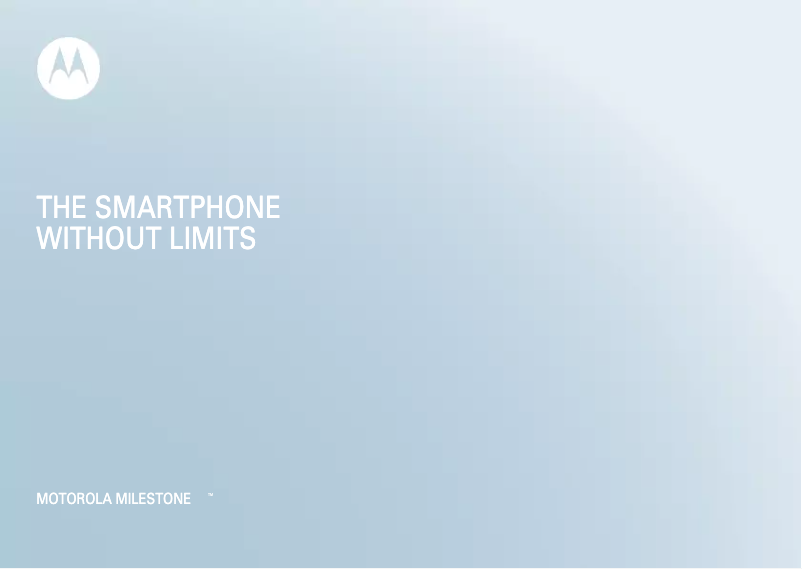 Imagen de la primera página del manual del dispositivo Milestone