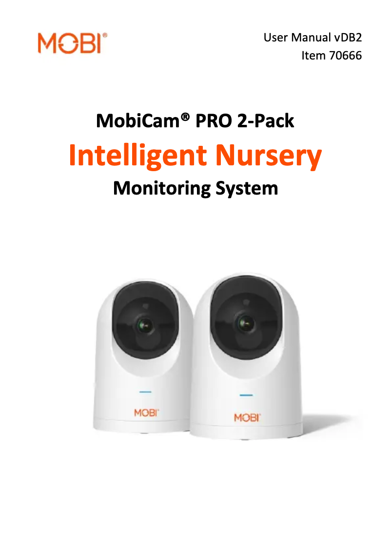 Página 1 del manual Manual de usuario Mobi Intelligent Nursery