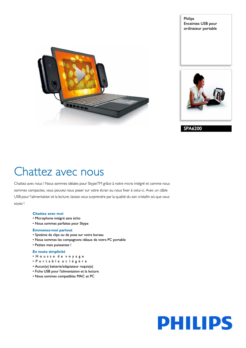 Imagen de la primera página del manual del dispositivo SPA6200