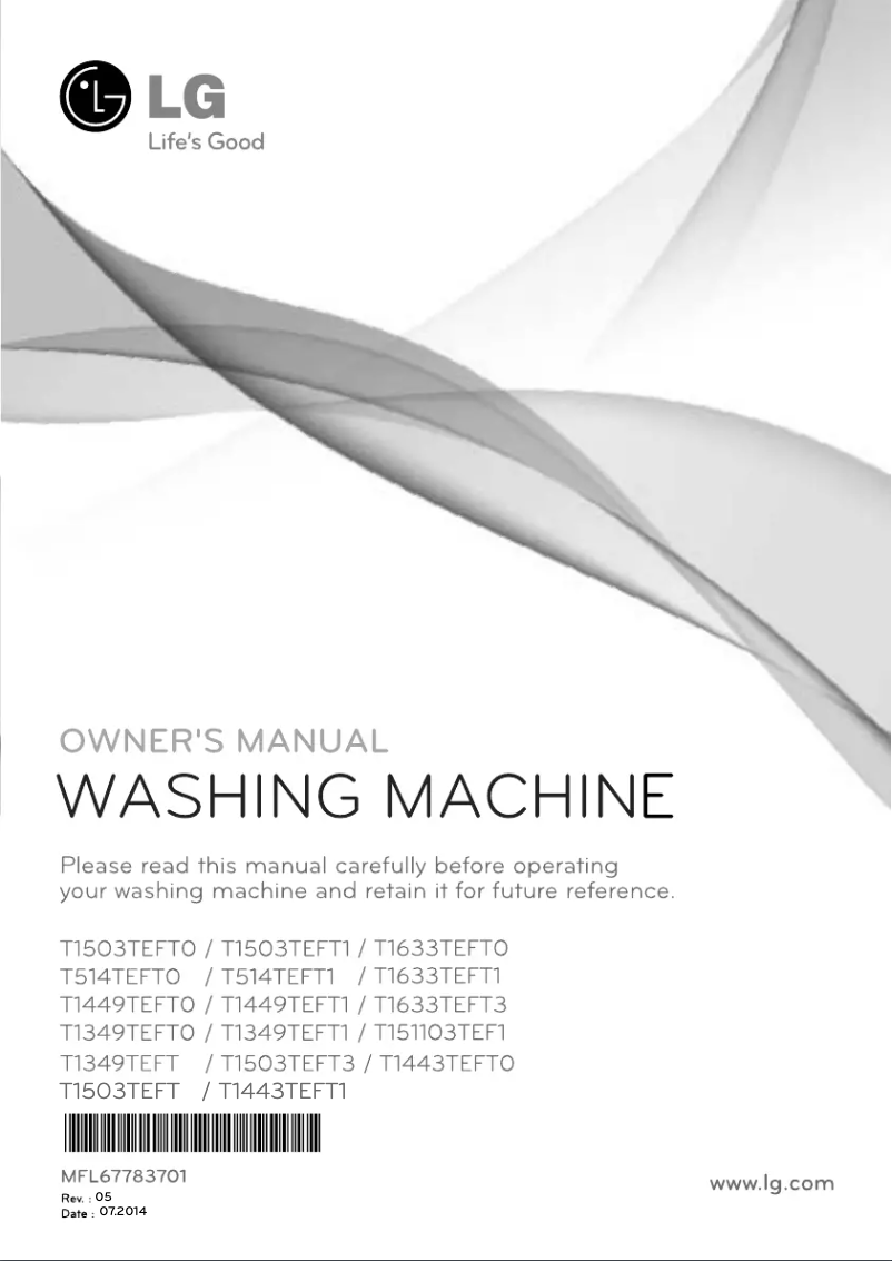 Imagen de la primera página del manual del dispositivo T1503TEFT1