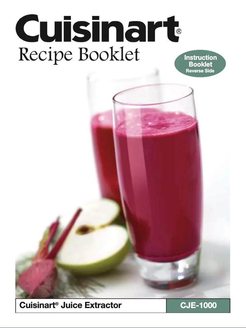 Imagen de la primera página del manual del dispositivo CJE-1000