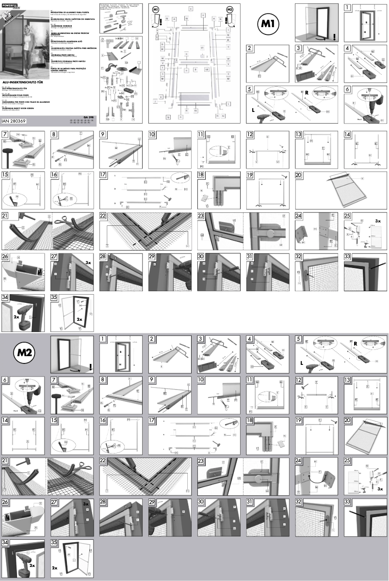 Imagen de la primera página del manual del dispositivo QA 398
