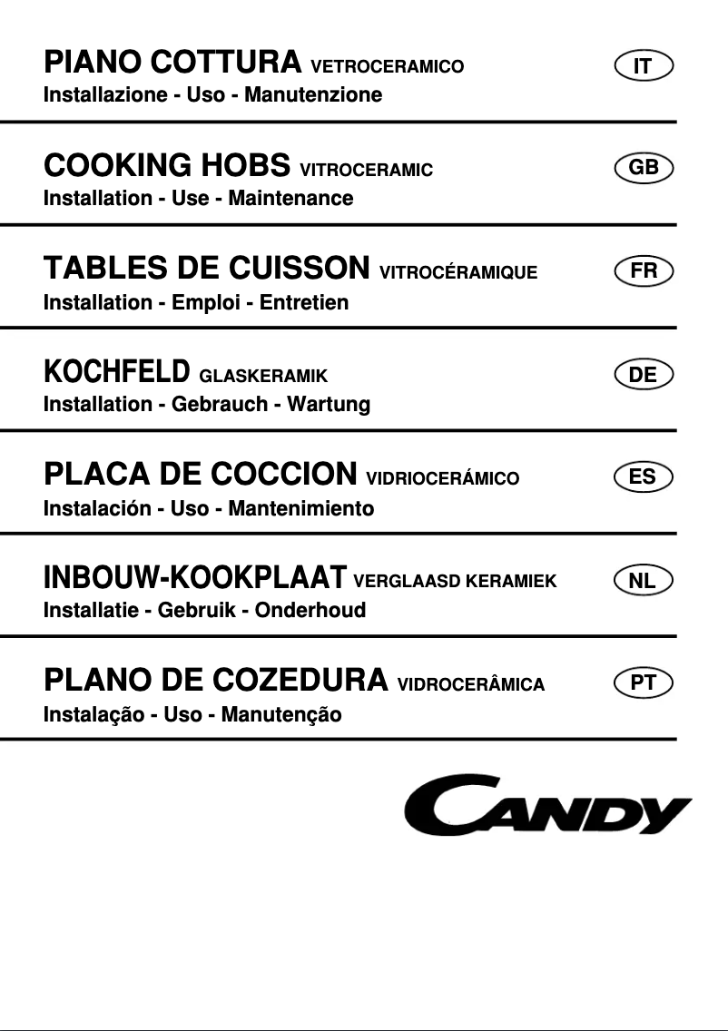 Página 1 del manual Manual de usuario Candy PC PDV 31 X