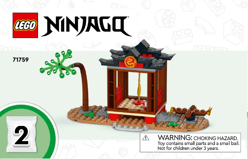 Imagen de la primera página del manual del dispositivo Ninjago 71759