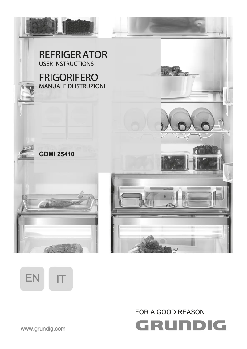 Imagen de la primera página del manual del dispositivo GDMI 25410