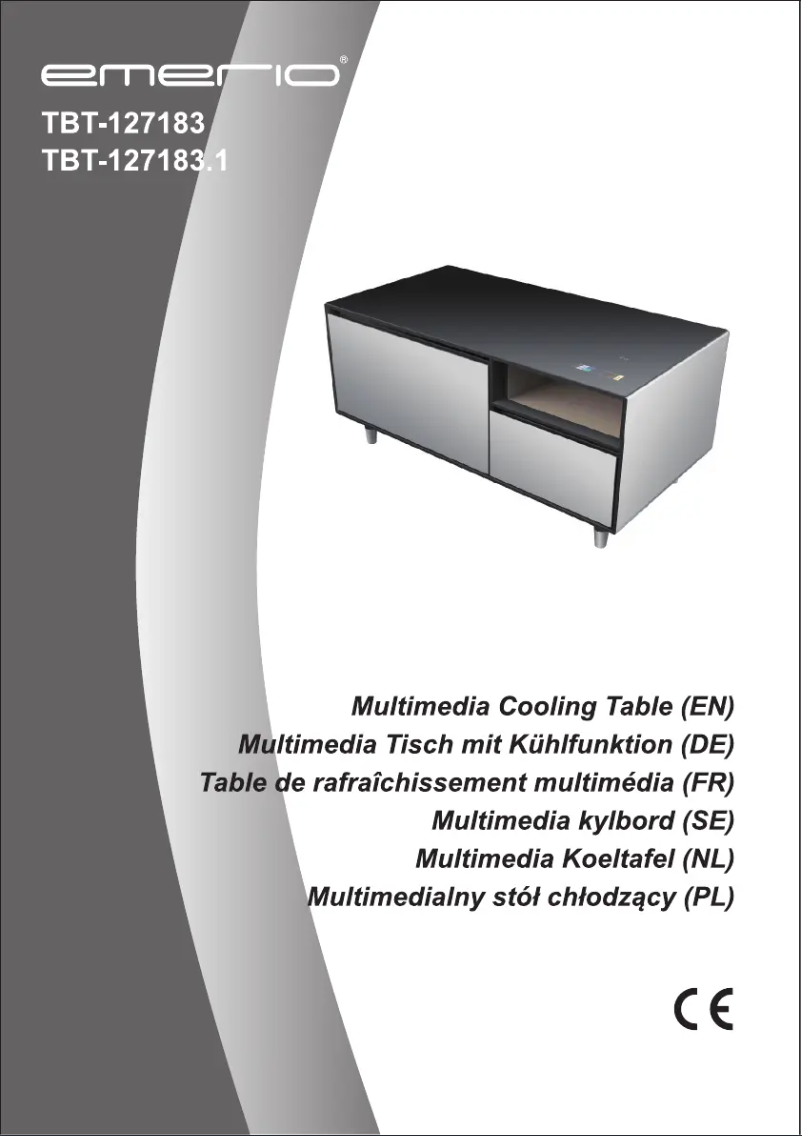 Imagen de la primera página del manual del dispositivo TBT-127183