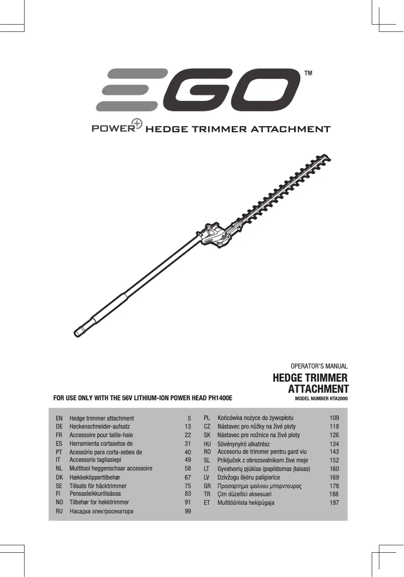 Imagen de la primera página del manual del dispositivo MHSC2000E