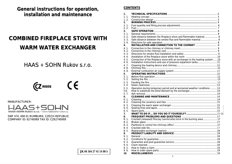 Imagen de la primera página del manual del dispositivo ANDRUS WITH EXCHANGER