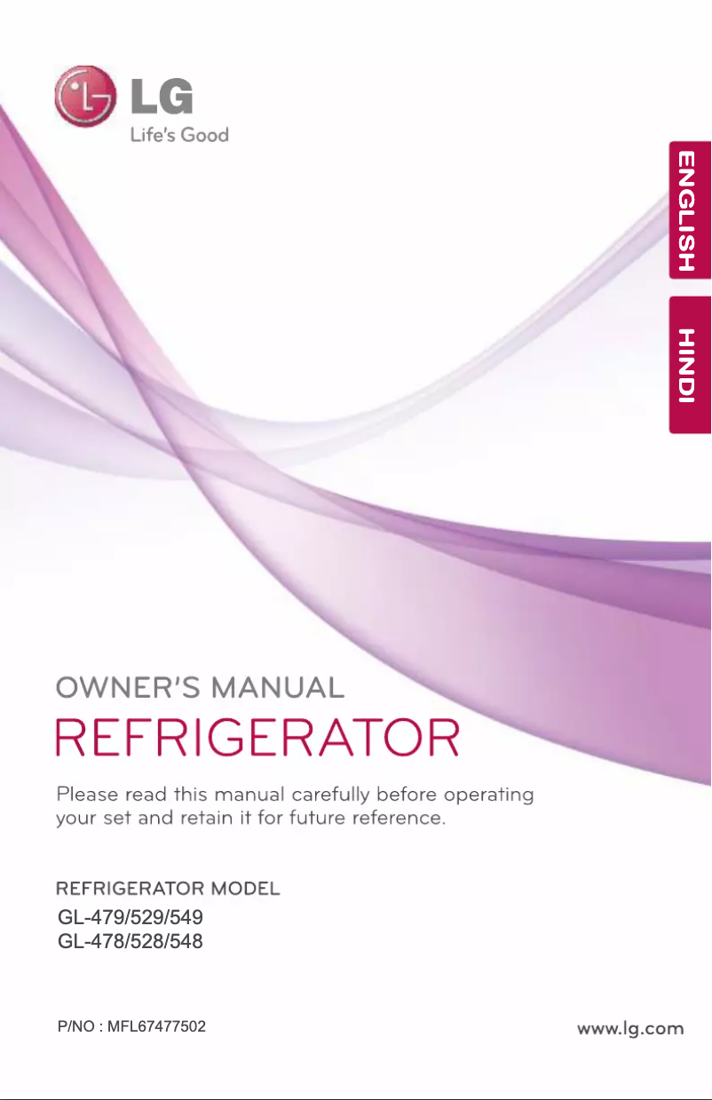 Página nº 1 - Manual de usuario LG GL-478GLQ5