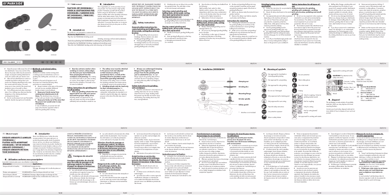 Página nº 1 - Manual de usuario Parkside PWZS 2 A1