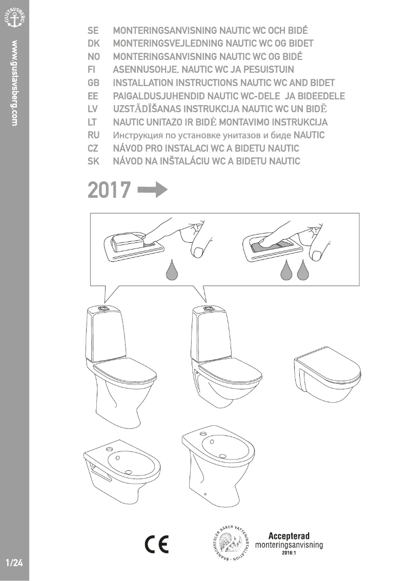 Imagen de la primera página del manual del dispositivo Nautic 1500