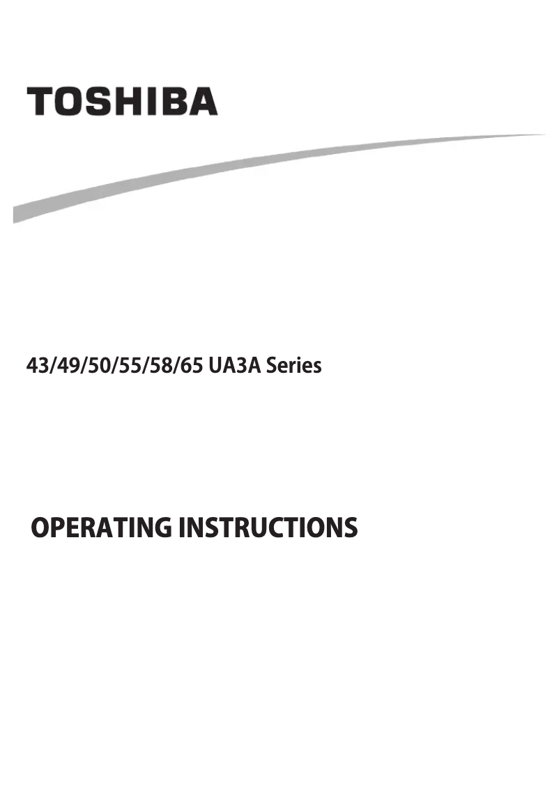 Imagen de la primera página del manual del dispositivo 50UA3A63DG