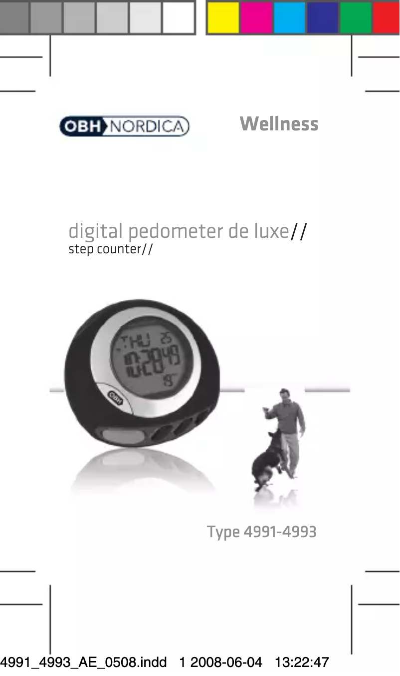 Página 1 del manual Manual de usuario OBH Nordica De Luxe 4993