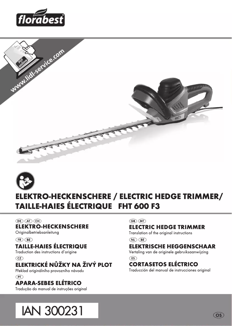 Página nº 1 - Manual de usuario Florabest FHT 600 F3