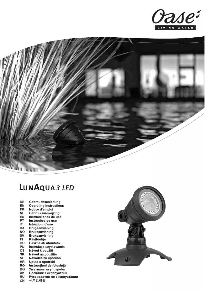 Página 1 del manual Manual de usuario Oase LunAqua 3 LED