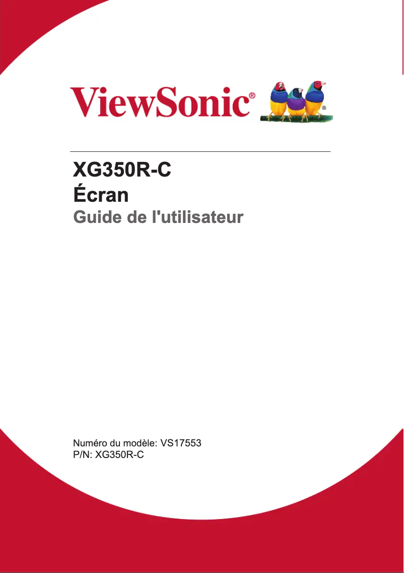Imagen de la primera página del manual del dispositivo XG350R-C