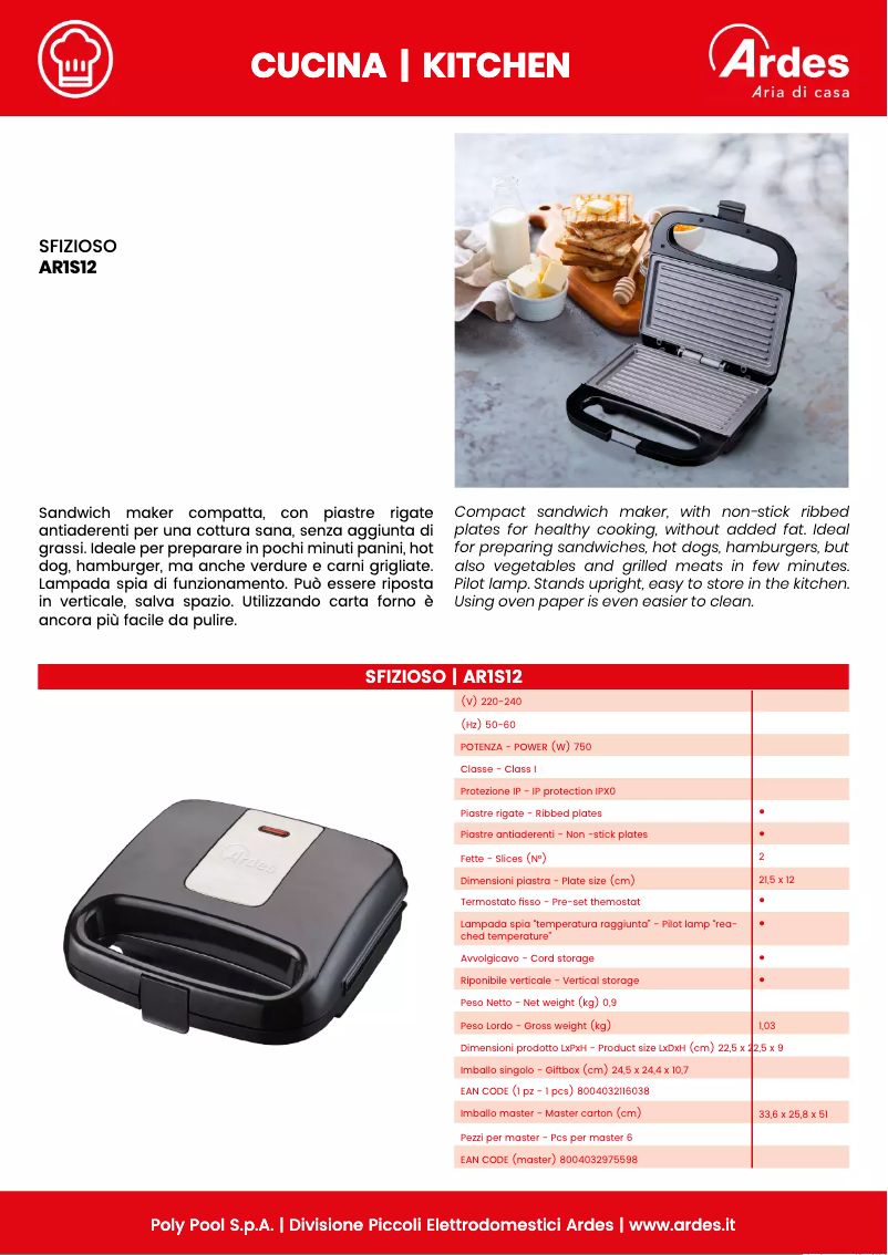 Imagen de la primera página del manual del dispositivo AR1S12