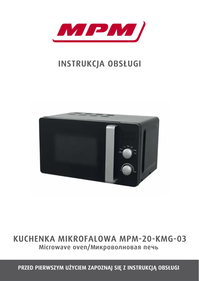 Página 1 del manual Manual de usuario MPM MPM-20-KMG-03