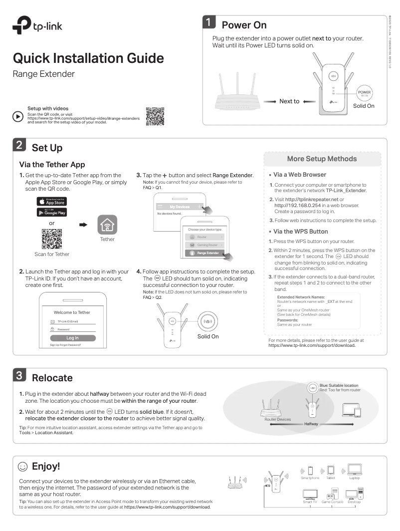 Página nº 1 - Manual de usuario TP-Link RE655