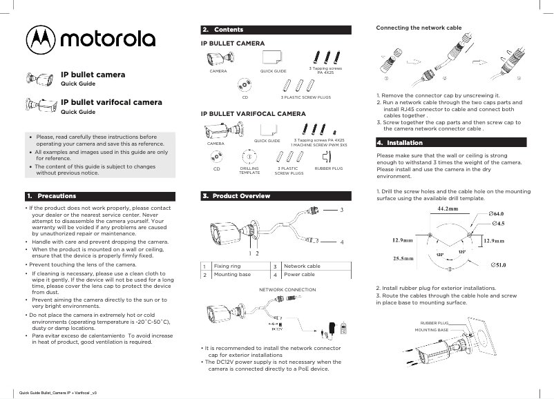 Página 1 del manual Manual de usuario Motorola MTIB405MV