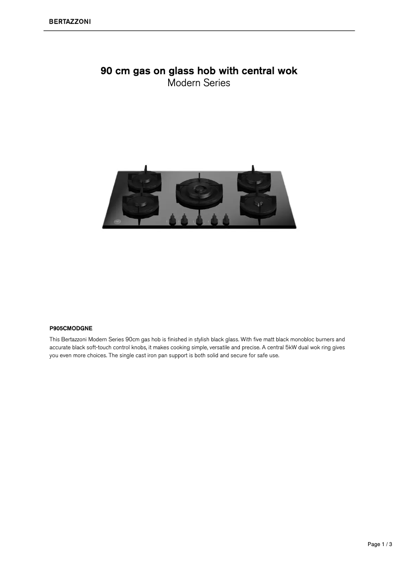 Imagen de la primera página del manual del dispositivo P905CMODGNE