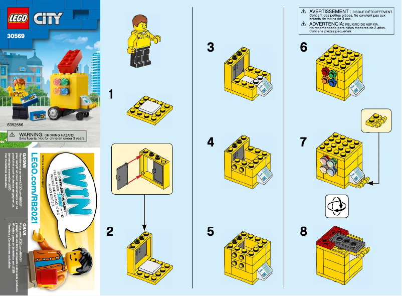 Página 1 del manual Manual de usuario Lego City 30569