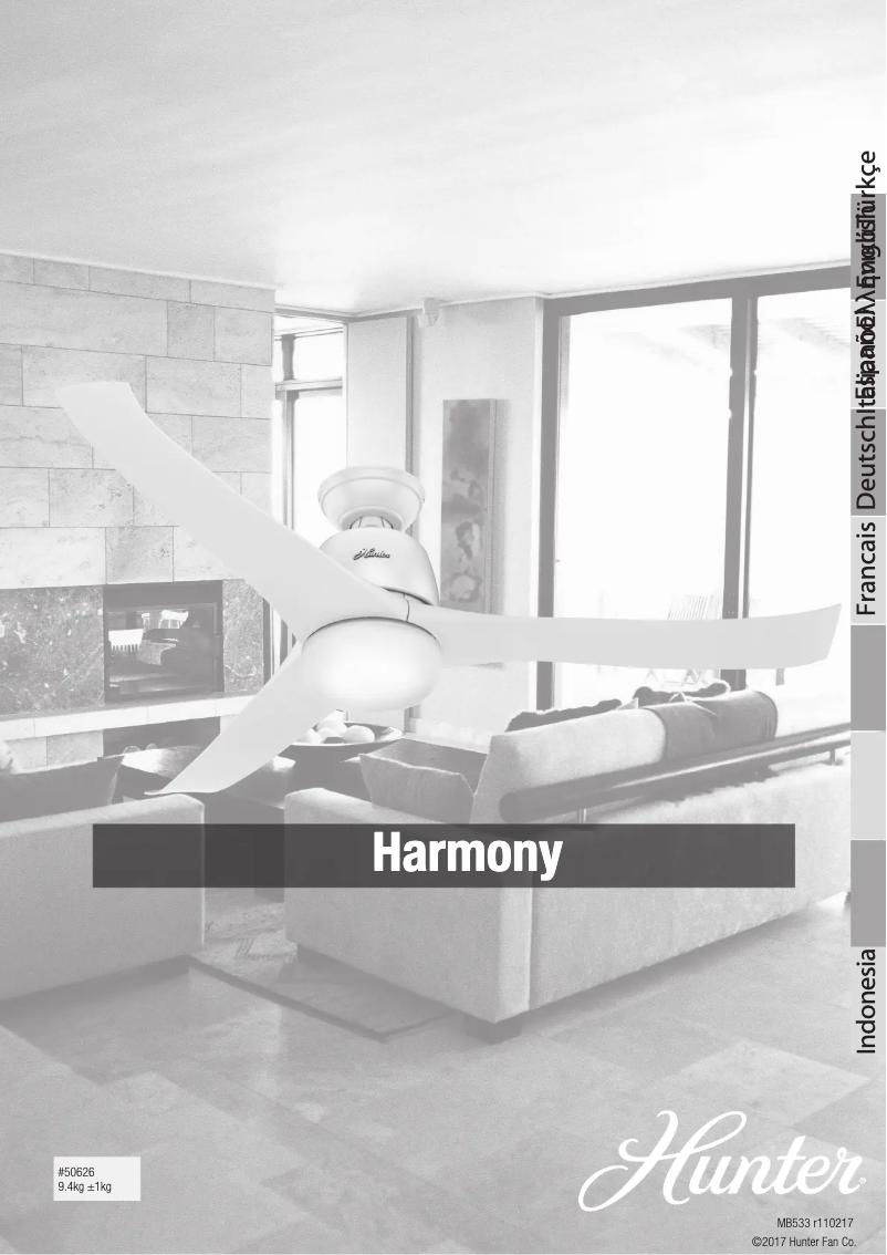 Página 1 del manual Manual de usuario Hunter Harmony