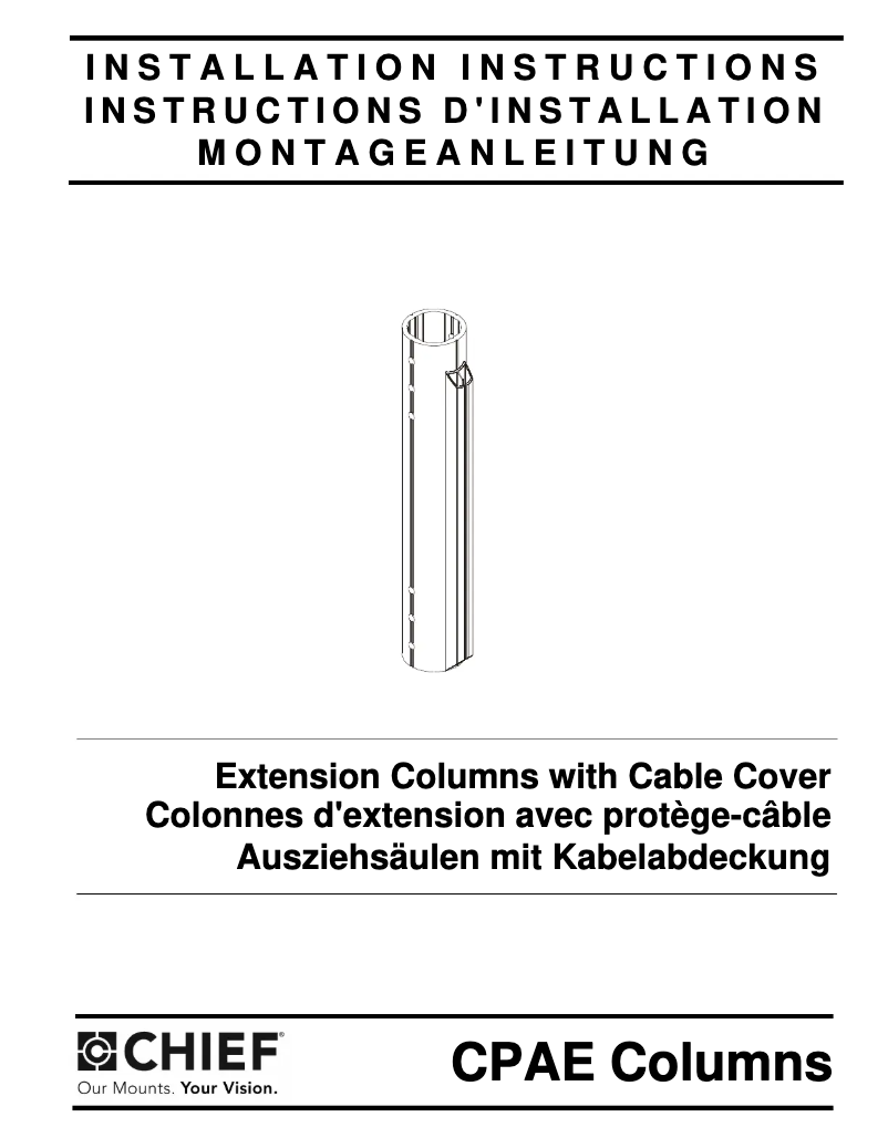 Imagen de la primera página del manual del dispositivo CPAE080W