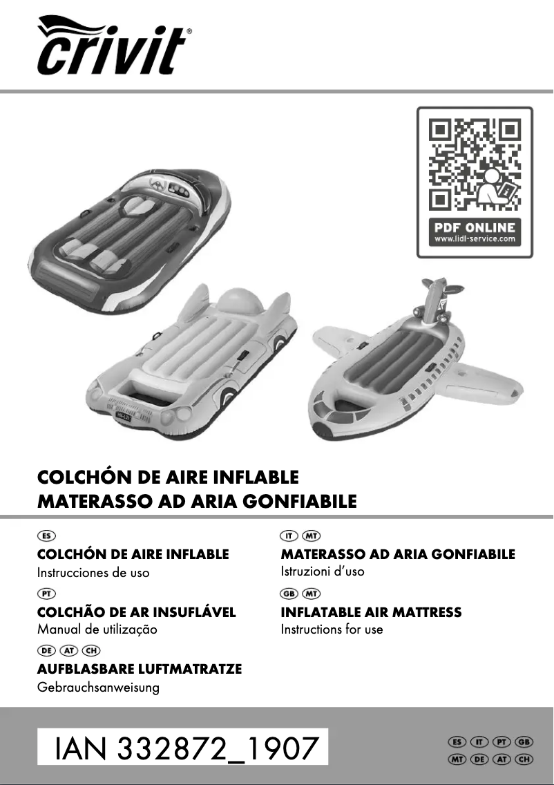 Imagen de la primera página del manual del dispositivo IAN 332872