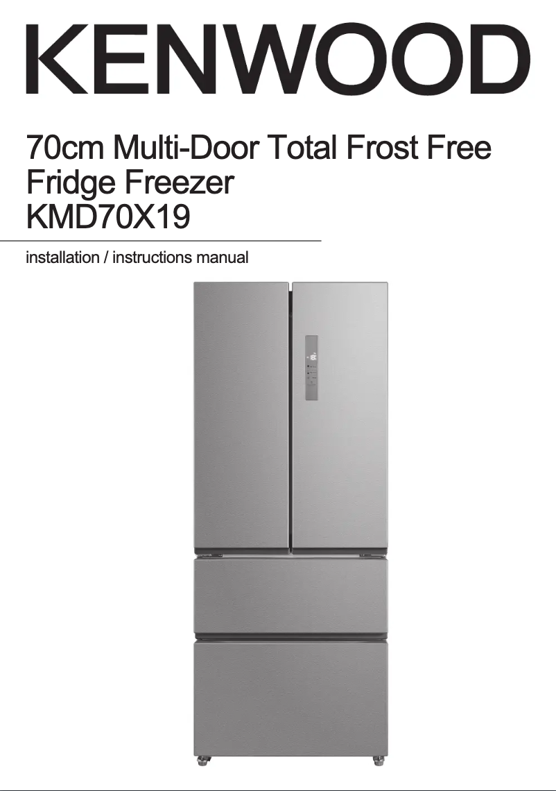 Página 1 del manual Manual de usuario Kenwood KMD70X19