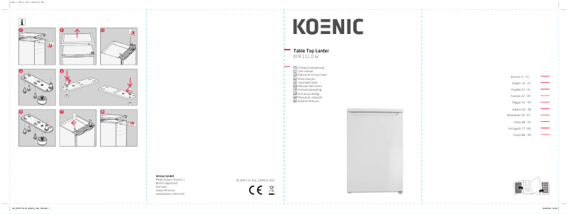 Imagen de la primera página del manual del dispositivo KFR 111 D W