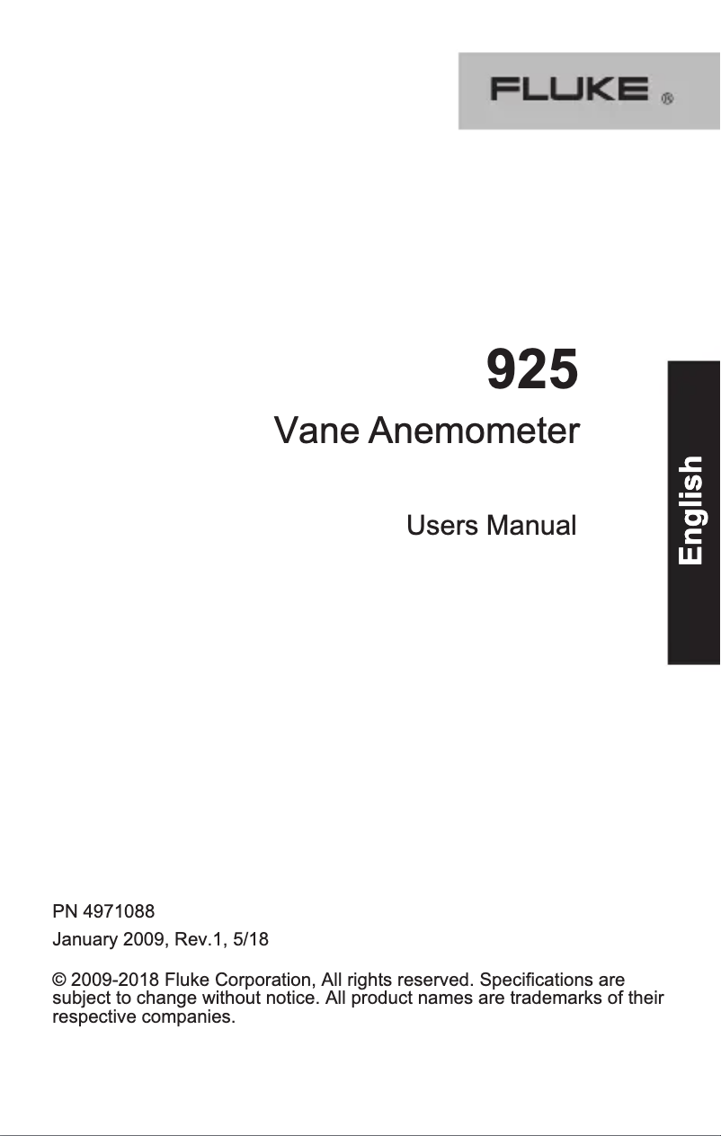 Imagen de la primera página del manual del dispositivo 925