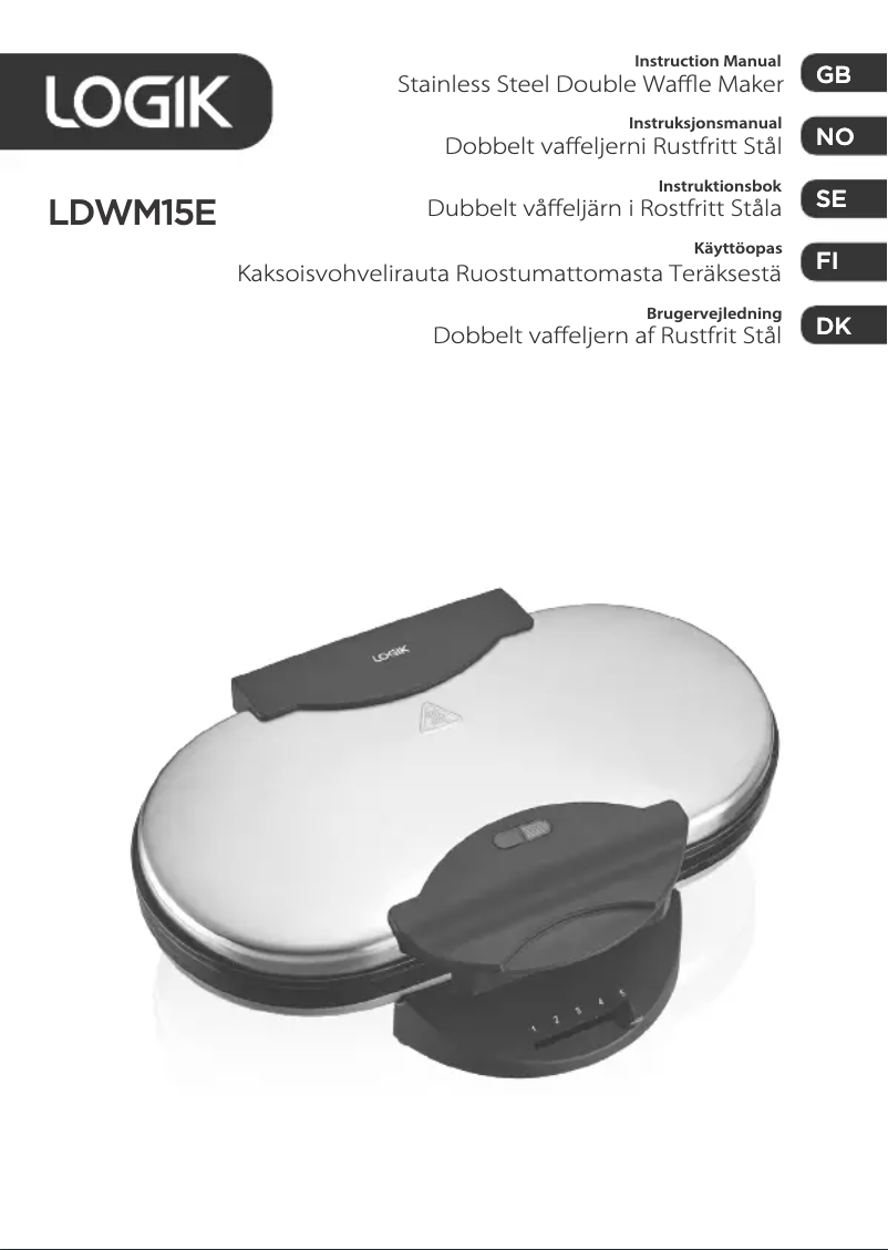 Imagen de la primera página del manual del dispositivo LDWM15E