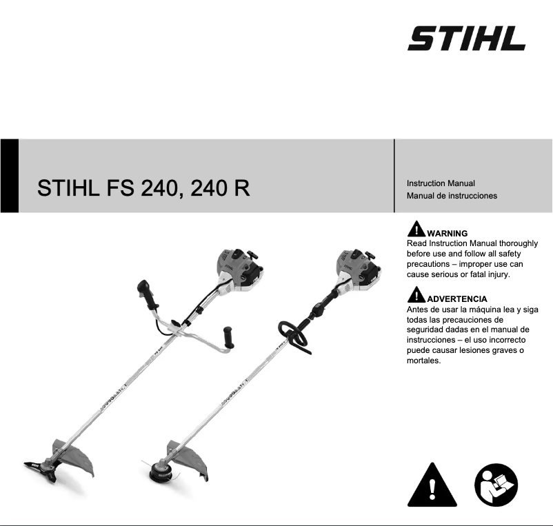 Página 1 del manual Manual de usuario Stihl FS 240 R