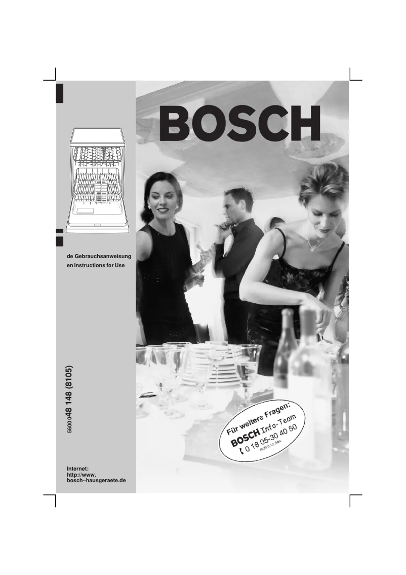 Página 1 del manual Manual de usuario Bosch SGE0925