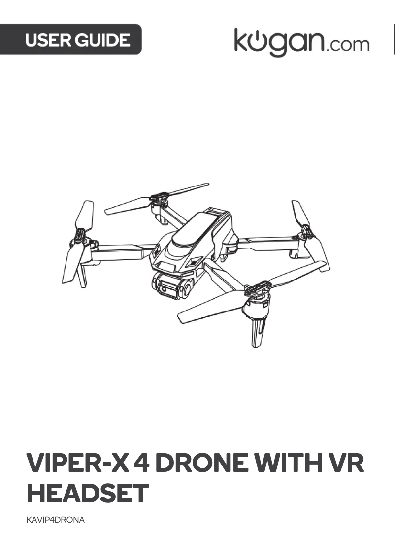 Imagen de la primera página del manual del dispositivo KAVIP4DRONA